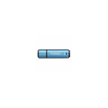 Memoria USB IronKey Vault Privacy 50, 128GB, USB A 3.2, Azul