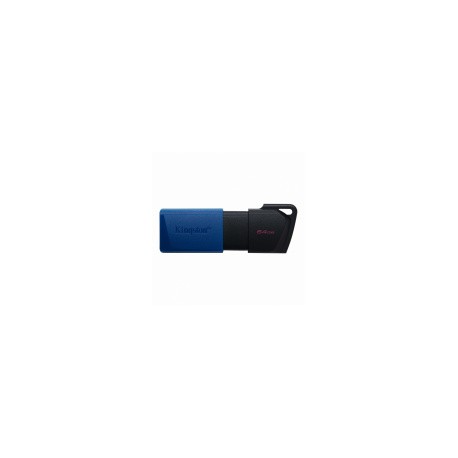 Memoria USB Kingston DataTraveler Exodia M, 64GB, USB A, Negro/Azul