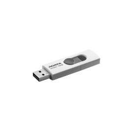 Memoria USB Adata UV220, 32GB, USB 2.0, Gris/Blanco