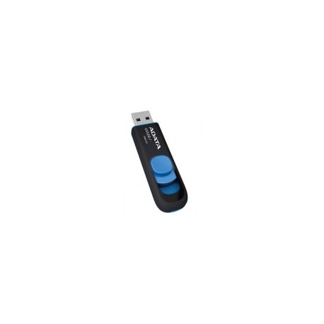 Memoria USB Adata DashDrive UV128, 32GB, USB 3.0, Lectura 40MB/s, Escritura 25MB/s, Negro/Azul