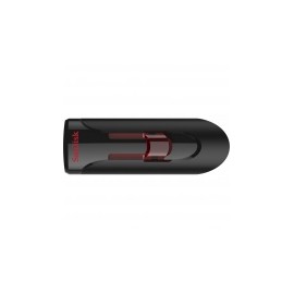 Memoria USB SanDisk Cruzer Glide, 32GB, USB 3.0, Negro/Rojo