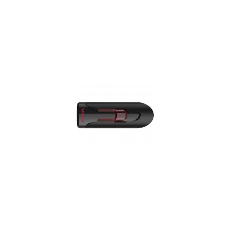 Memoria USB SanDisk Cruzer Glide, 32GB, USB 3.0, Negro/Rojo