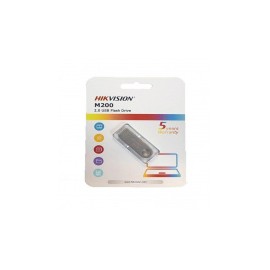 Memoria USB Hikvision M200, 64GB, USB 2.0, Lectura 80MB/s, Escritura 25MB/s, Gris