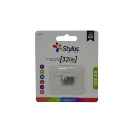 Memoria USB Stylos STMUS41S, 32GB, USB 2.0, Gris