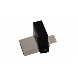 Memoria USB Kingston DataTraveler microDuo 3.0, 32GB, USB 3.0 OTG, Lectura 70MB/s, Escritura 15MB/s, Negro