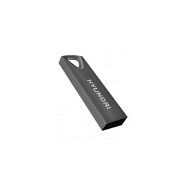 Memoria USB Hyundai Bravo Deluxe, 32GB, USB 2.0, Lectura 10MB/s, Escritura 3MB/s, Gris
