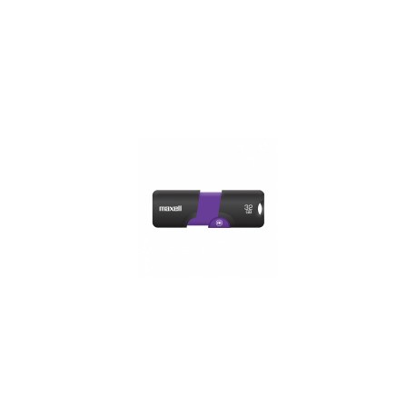 Memoria USB Maxell 347633, 32GB, USB 3.0, Negro/Púrpura