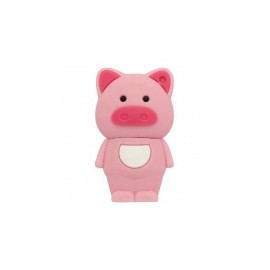 Memoria USB BRobotix 190432-36, 32GB, USB 2.0, Cerdito