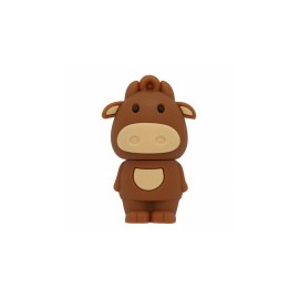 Memoria USB BRobotix 190432-1, 32GB, USB 2.0, Becerro