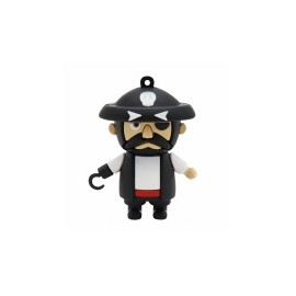 Memoria USB BRobotix 190432-23, 32GB, USB 2.0, Pirata