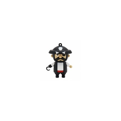 Memoria USB BRobotix 190432-23, 32GB, USB 2.0, Pirata
