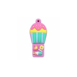 Memoria USB BRobotix 190432-25, 32GB, USB 2.0, Cupcake