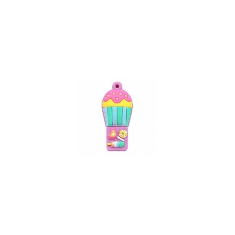 Memoria USB BRobotix 190432-25, 32GB, USB 2.0, Cupcake