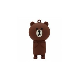 Memoria USB BRobotix 190432-34, 32GB, USB 2.0, Oso