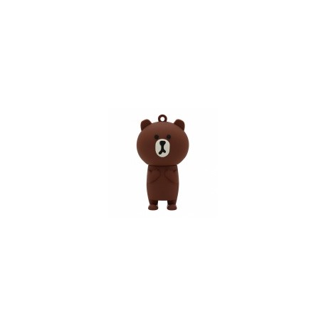 Memoria USB BRobotix 190432-34, 32GB, USB 2.0, Oso