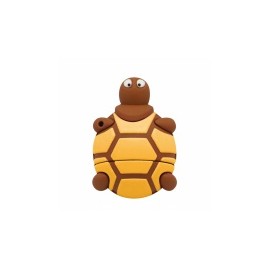 Memoria USB BRobotix 190432-26, 32GB, USB 2.0, Tortuga Amarilla