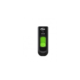 Memoria USB Team Group C141, 64GB, USB 2.0, Negro/Verde