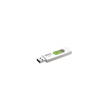 Memoria USB Adata UV320, 32GB, USB 3.1, Lectura máx 100MB/s, Verde/Blanco