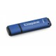 Memoria USB Kingston DataTraveler Vault Privacy, 16GB, USB 3.0, Lectura 165MB/s, Escritura 22MB/s, Azul