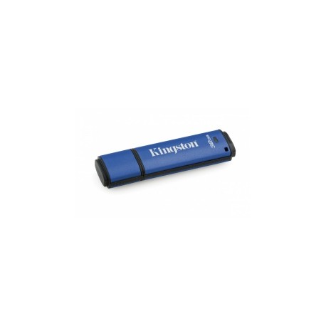 Memoria USB Kingston DataTraveler Vault Privacy, 32GB, USB 3.0, Lectura 250MB/s, Escritura 40MB/s, Azul
