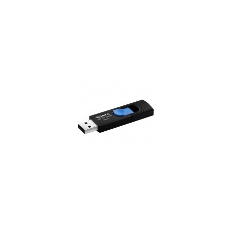 Memoria USB Adata UV320, 128GB, USB 3.1, Lectura máx 100MB/s, Negro/Azul