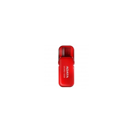 Memoria USB Adata UV240, 32GB, USB 2.0, Rojo