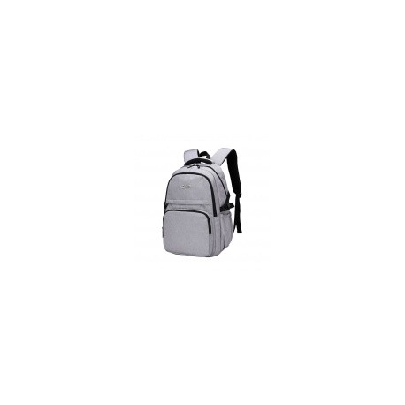 Ghia Mochila GM-015 para Laptop 15.6", Gris