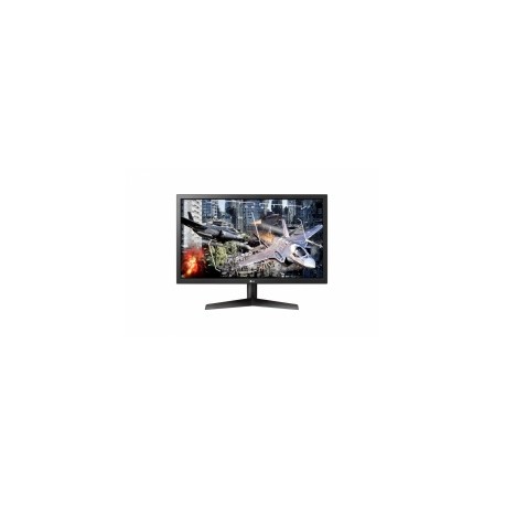 Monitor Gamer LG UltraGear LED 23.6", Full HD, Widescreen, FreeSync, 144Hz, HDMI, Negro/Rojo