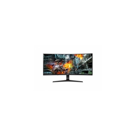 Monitor Gamer LG 34GL750-B LED 34", Full HD, Ultra Wide, G-Sync, Adaptive-Sync (FreeSync), 144Hz, HDMI, Negro/Rojo
