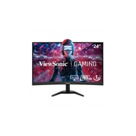 Monitor Gamer Curvo ViewSonic VX2468-PC-MHD LED 24", Full HD, Widescreen, FreeSync, 165Hz, HDMI, Bocinas Integradas (2x 2W), Ne