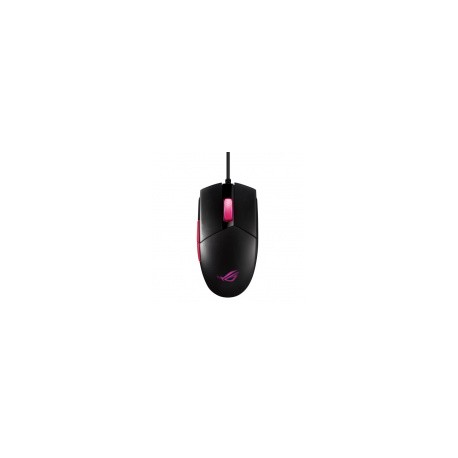 Mouse Gamer ASUS Óptico ROG Strix Impact II Electro Punk, Alámbrico, USB, 6200DPI, Negro/Rosa