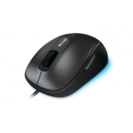 Mouse Microsoft Comfort 4500 BlueTrack, Alámbrico, 1000DPI, Negro - Bulk
