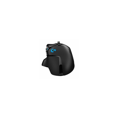 Mouse Gamer Ergonómico Logitech Óptico G502 Hero RGB, Alámbrico, USB, 16.000DPI, Negro