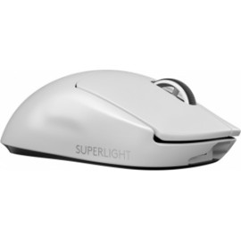 Mouse Gamer Logitech Óptico Pro X Superlight, Inalámbrico, Lightspeed, USB A, 25.400DPI, Blanco