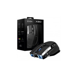 Mouse Gamer Ergonómico EVGA Óptico X20, Inalámbrico, Bluetooth/USB-A, 16000DPI, Negro ― ¡Compra y participa para ganar una Tarj