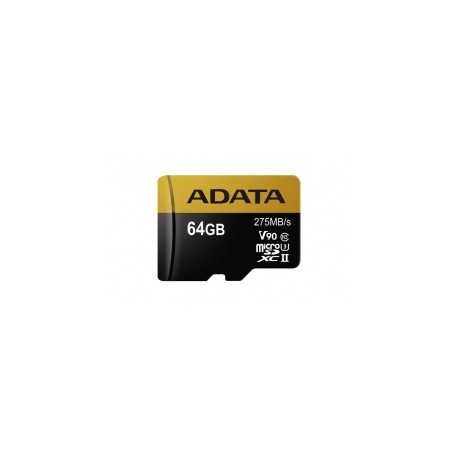 Memoria Flash Adata Premier ONE, 64GB MicroSDXC UHS-II Clase 10, con Adaptador