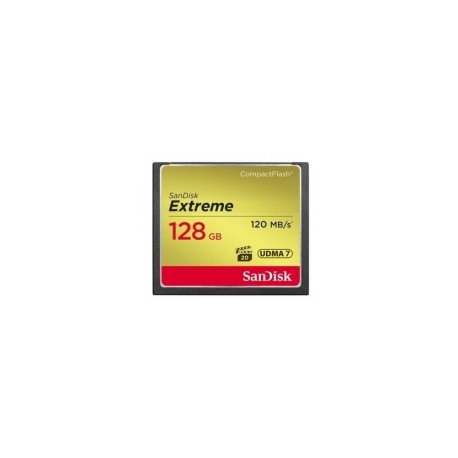 Memoria Flash SanDisk CF Extreme, 128GB CompactFlash
