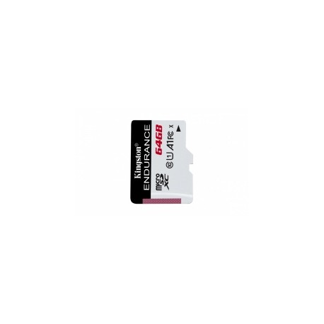 Memoria Flash Kingston Endurance, 64GB MicroSD UHS-I Clase 10