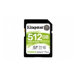 Memoria Flash Kingston Canvas Select Plus, 512GB SDXC UHS-I Clase 10