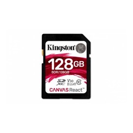 Memoria Flash Kingston Canvas React, 128GB SDXC UHS-I Clase 10