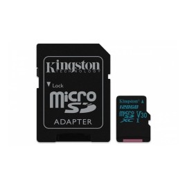 Memoria Flash Kingston Canvas Go!, 128GB MicroSDXC UHS-I Clase 10, con Adaptador