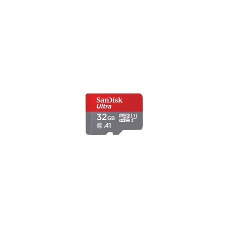 Memoria Flash SanDisk Ultra, 32GB MicroSDHC UHS-I Clase 10, con Adaptador