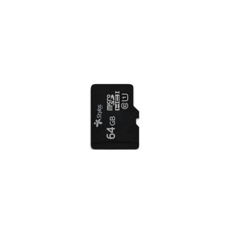 Memoria Flash Stylos STMSDS3B, 64GB MicroSDHC UHS-I Clase 10