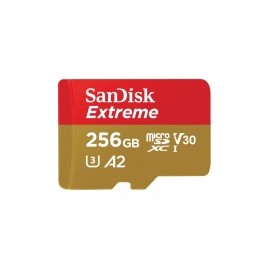 Memoria Flash SanDisk Extreme, 256GB MicroSDXC Clase 10, con Adaptador