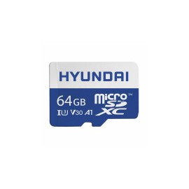 Memoria Flash Hyundai U3, 64GB MicroSDXC UHS-I Clase 10, con Adaptador