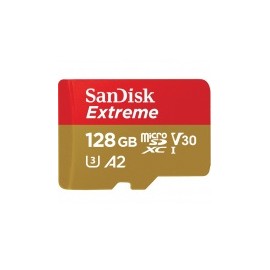 Memoria Flash SanDisk Extreme, 128GB MicroSDXC UHS-I Clase 10