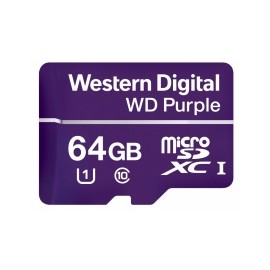 Memoria Flash Western Digital WD Purple, 64GB microSDXC, Clase 10