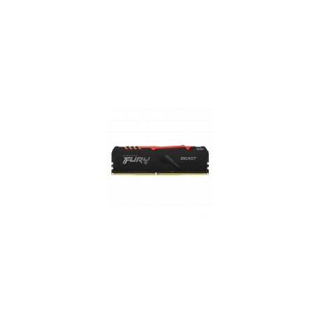 Memoria RAM Kingston FURY Beast RGB DDR4, 3200MHz, 16GB, Non-ECC, CL16, XMP