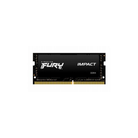 Kit Memoria RAM Kingston FURY Impact Black DDR4, 2666MHz, 32GB (2 x 16GB), Non-ECC, CL15, SO-DIMM, XMP