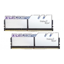 Kit Memoria RAM G.Skill Trident Z Royal DDR4, 3200MHz, 16GB (2 x 8GB), Non-ECC, CL16, XMP, Plata